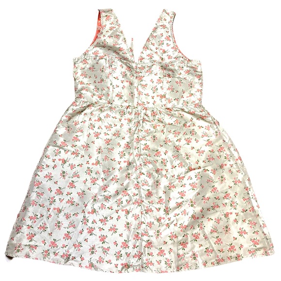 CIDER V-NECK FLORAL KNOTTED CORSET POCKET MINI DRESS - Picture 6 of 12